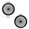 Auto-plaza 24x 9.7 Inch Heavy Duty Reusable Plastic Plate Holders