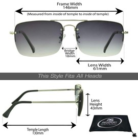 proSPORT Aviator Sunglasses Readers Full Lens Tinted Reading Glasses Men Women NOT BIFOCAL