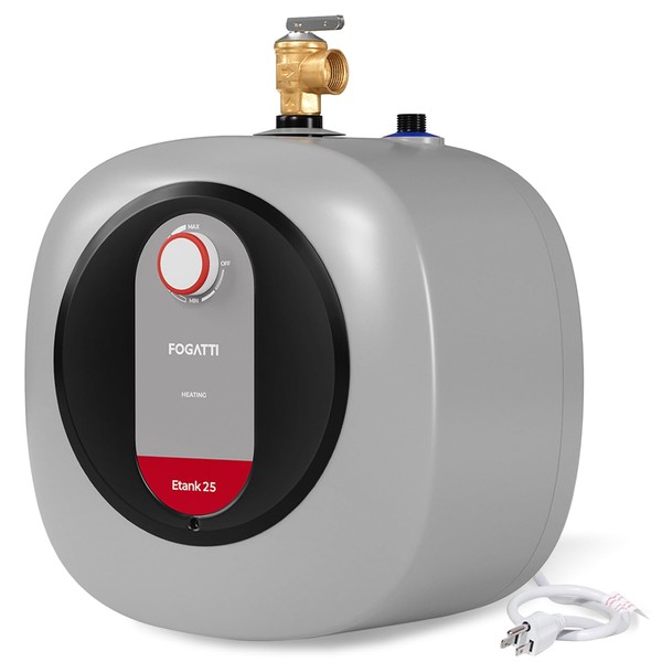 FOGATTI Electric Mini Tank Water Heater, 2.5 Gallon Point of