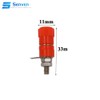senvenelec 24pcs 4 mm Banana Clamp Socket, 4 mm Lantern