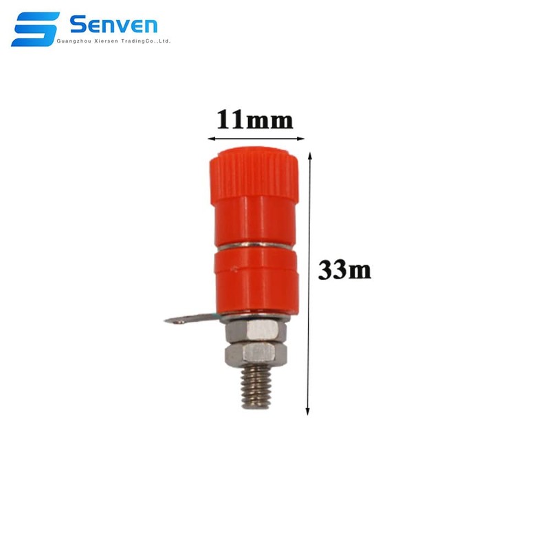 senvenelec 24pcs 4 mm Banana Clamp Socket, 4 mm Lantern