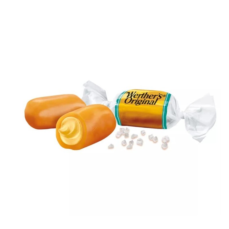 Werther's Original Salted Caramel Creme Soft Caramels, 7.4oz, Holiday Caramels