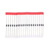 HUABAN 100PCS 1N5817 Schottky Barrier Diode 1A 20V DO-41 (DO-204AL)