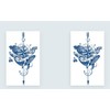 2 Sheets Temporary Whale Tattoo World Tattoo Compass Tattoo Arrow