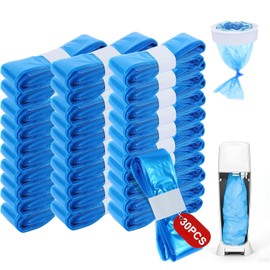 Nappy Bin Refill Bags 30PCS, Universal Nappy Pail Liner Bags, Odour Lock Leak Proof Disposable Nappy Bin Liners, Strong Tear Resistant Baby Nappy Waste Sacks and Cat Litter Disposal Bins for Home Nurs
