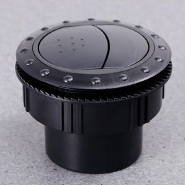 VOSAREA Dashboard Air Conditioning Deflector Outlet Side Roof Round Air Vent Ventilation Outlet for Car RV ATV A/C 60mm/2.3inch