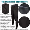 Shinestone Adult Men's Goalkeeper Armor BodyShield Padded Compression Pants with