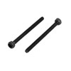 uxcell M1.6x20mm Alloy Steel Hex Socket Head Knurled Cap Screw