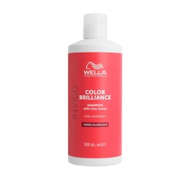 Wella Professionals Invigo Color Brilliance Shampoo Coarse - Wella Colour Shampoo for Thick, Coloured Hair - Mild Care with Vitamin E and Low pH Value - 500 ml