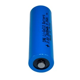 HQRP 2-Pack ER14505 3.6V AA Lithium Batteries 2600mAh Non-Rechargeable SB-AA11 LS14500 TL-5903 SL-360 14500 ER14500 for Door Gate Sensor Water Electricity Gas Meter PLC Battery