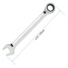 FOCMKEAS 1/4 Inch Ratcheting Combination Wrench SAE 72 Teeth 12