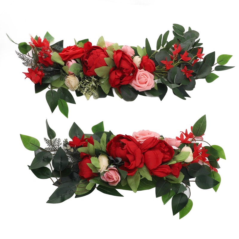 Wedding Arch Draping Artificial Flower Multifunctional Wedding Welcome Signs Floral