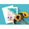 Stonehouse Collection Beach Thank You Note Cards, Coastal Card, Let