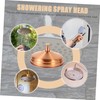 Operitacx 1 Piece Copper Shower Nozzle Shower Sprinkler for Bathroom