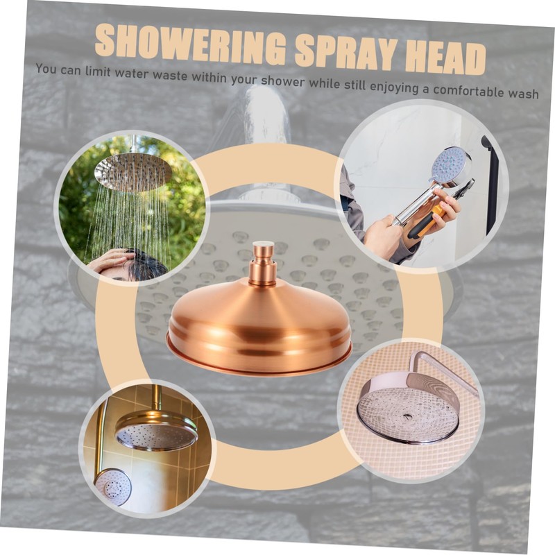 Operitacx 1 Piece Copper Shower Nozzle Shower Sprinkler for Bathroom