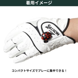 Tabata GV0900 BK Golf Counter, Golf Round Equipment, Score Counter, Ladybug, Black