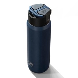GOVO T5 Bottle, Vacuum Insulated, Magnetic Handle, Stainless Steel with Surround Insulated Lid (Navy/Navy, 32 oz)