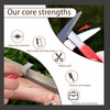 Vartraflux-2025 New Pocket Knife Sharpener, Portable Garden Tool Sharpener -