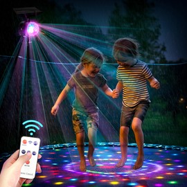 OTDRMETA Trampoline Led Lights, Trampoline Lights Solar Powered Outdoor Waterproof Accessories, 3 Modes, 7 Colors, Remote Control for 10ft, 12ft, 13ft, 14ft, 15ft and 16ft