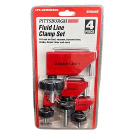 Pittsburgh Fluid Line Clamp Set 4pc