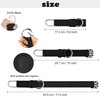 Elastic Jacket Gripper Travel Strap with D-Ring Hooks and Buckle,