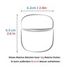 TEANAGOO Small Ceramic Matcha Container | 2.8 oz Portable Storage