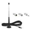 AQTAQ Telescopic FM Antenna Magnetic Base FM Radio Antenna for