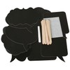 TRIXES Speech Bubble Blackboards - Table place setting - 10