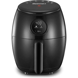 Elite Gourmet EAF2612D Personal 2.1Qt Compact Space Saving Programmable Hot Air
