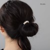 JewelVOX Hair Accessories, Stone, Pearl, Bijou, Curve, Hairband, Light Rose,