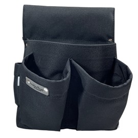 BOULDER Bag Pro 110 Professional Electrician Single Pouch. Black. Tool Belt Ready Durability, Wide Mouth, Deep Pockets, Pro Box Design. Made in The USA.