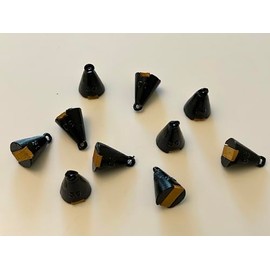 TMC Pack of 10 x Fishing Plummets - 30g Plummets with Cork Inserts