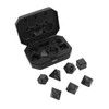 7pcs Light Up LED Dice Set Glowing Polyhedral Dice with
