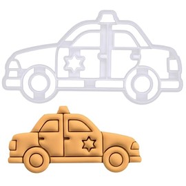 BAKERLOGY - Cortador de galletas de coche con diseño detallado para hornear y manualidades, ideal para fondant, masa, arcilla