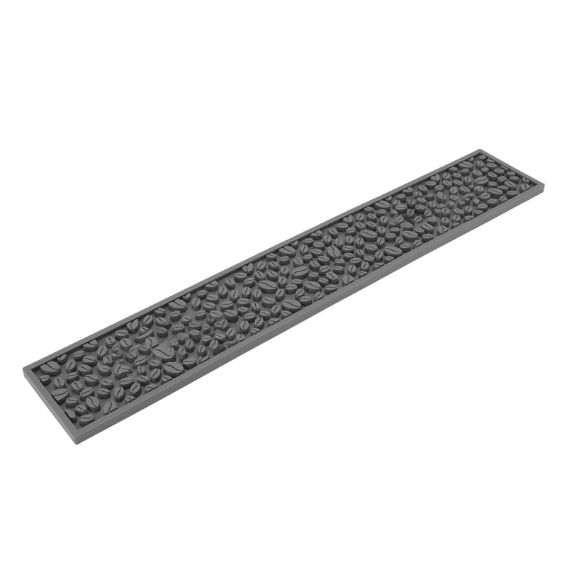 Coffee Bar Mat PVC Silicone Non Slip Rectangular Heat Resistant