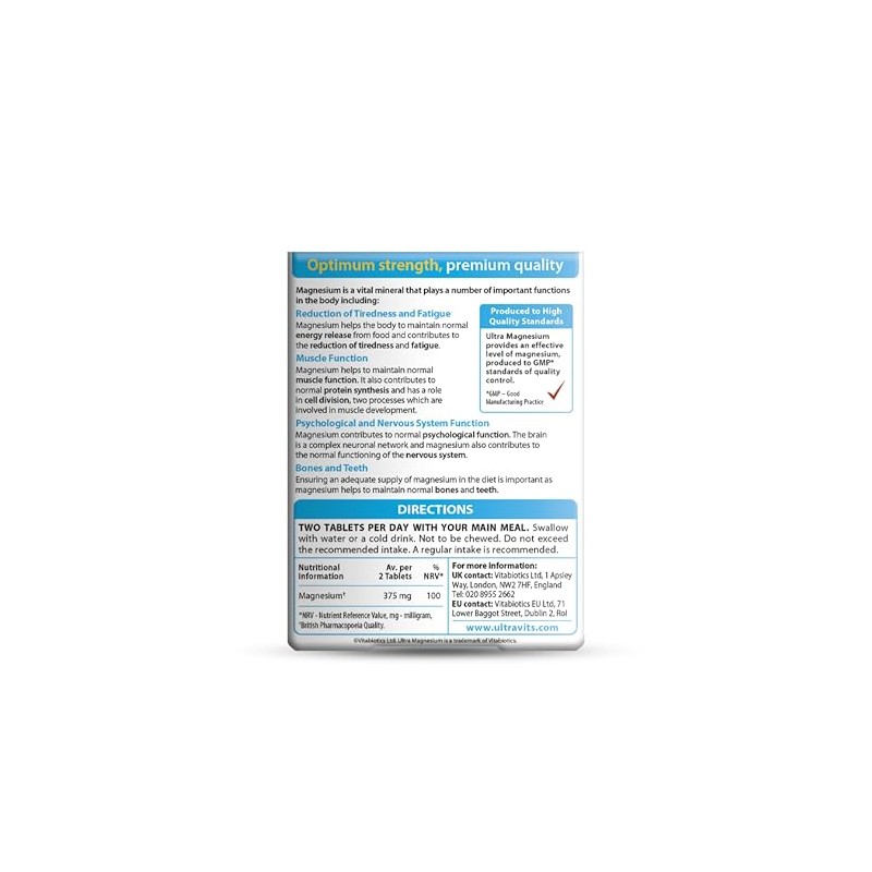 Ultra Magnesium Tablets - by Ultra