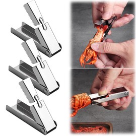 Crawfish Peeler Tool, 2025 Stainless Steel Crawfish Tail Remover Tool, Crayfish Shelling Device Seafood Tool-Easily Peeling Shrimp Tails (3PCS)