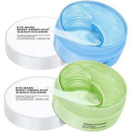 60 Parches Hydrogel Ojos Colágeno Hidratante mejora las ojeras, fatiga ocular, disminuye la hinchazón y suaviza las líneas finas de expresión (Aminoácidos)