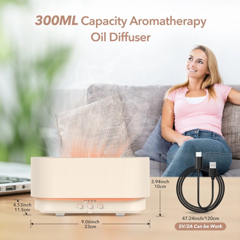 Sejoy 300ML Ultrasonic Cool Mist Humidifier for Bedroom with Essential