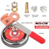 MUTUACTOR 500 AMP Magnetic Welding Ground Clamp, Φ3.34” Strong Gripping