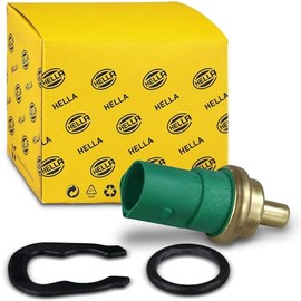 HELLA 6PT 009 107-141 Sensor, coolant temperature - 12V - Plugged - with seal - with retaining ring
