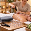 12-Piece Cupping Massage Set – Manual Vacuum Pump, Reusable Cups