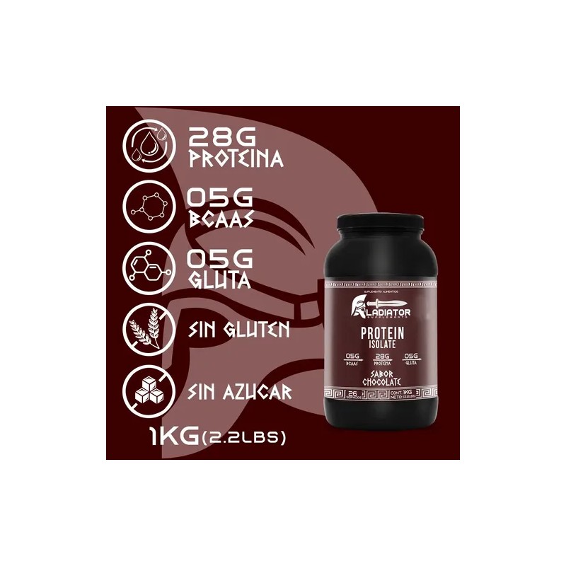Suplemento Polvo Proteína 1kg 33 Servicios Varios Sabor