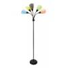 Mainstays Lampara De Pie Mainstays 5 Luces Pantalla Multicolor Pastel