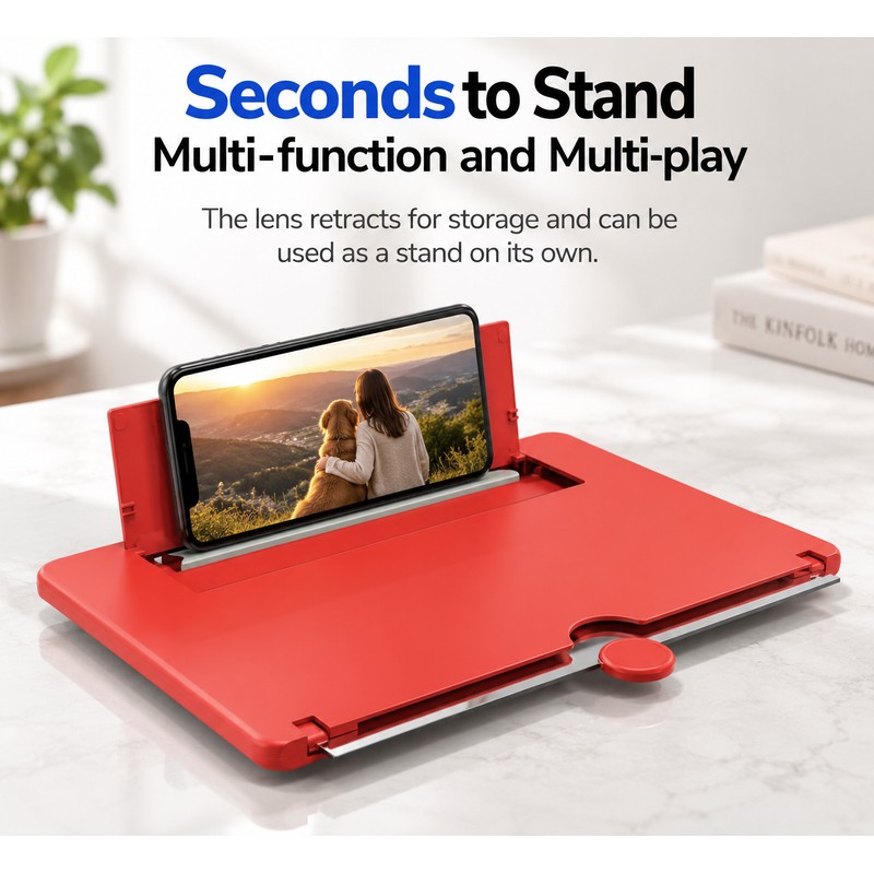 12 Inch Phone Screen Magnifier for Video Viewing – Portable