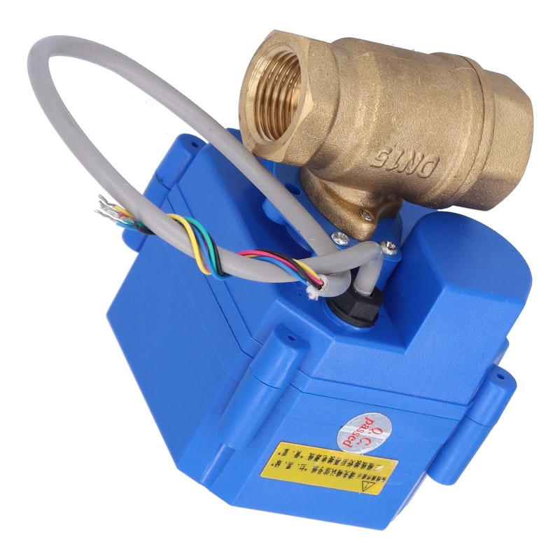 Electric Ball Valve BSP Mini Brass Motorized 5 Wire DC12V