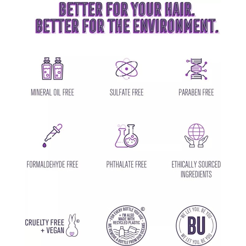 Bold Uniq Champú Y Acondicionador Morado Para Cabello Rubio