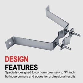 2 Pack 4” Heavy-Duty Wall Mount Pair with Brackets & Lag Bolts for TV Antenna Mast