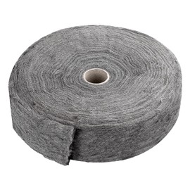 0000 Steel Wool Roll 5lb, 32 Ft Steel Wool Roll Fine Wool 0000 Hardware Cloth for Cleaning, Remove Rust, Buffing Wood and Metal Finishes