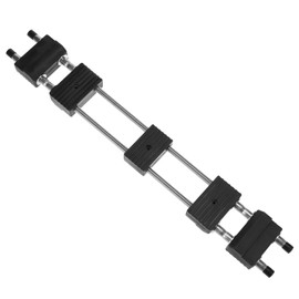 QWORK Adjustable Stainless Steel Sink Bridge Whetstone Holder - Anti-Slip Sharpening Stone Grinder with Fit Range of 3-1/4" to 14-1/4"